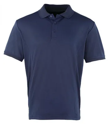 Produktbild von Premier Workwear PR615 | Herren Coolchecker Piqué Polo / ® Standard 100 - Farbe: Navy (ca. Pantone 2766) - Größe: L