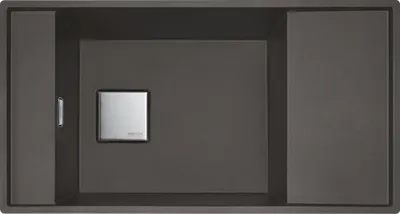 Produktbild von Franke Mythos FSG 211-86 Einbauspüle Schiefergrau Fragranit für Unterschränke ab 70 cm, Druckknopf - INKL.