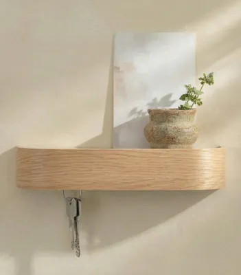 Obrázok produktu pre Minimalistická škatuľka na kľúče "Toke" z dreva