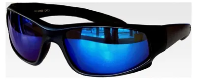 Produktbild von Sportbrille Sonnenbrille Snowboard Schwarz matt verspiegelt Fahrradbrille M 1