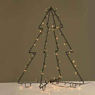 Obrázek produktu pro ACA Lighting kovový strom, 74 LED WW 220-240V černý kabel IP44 55X65CM, 4m napájení X07751446