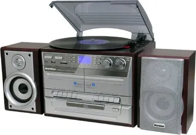 Produktbild von Karcher KA 320 CD-Kompaktanlage, 2 Lautsprecher, 25 Watt RMS, UKW-Radio, CD, MP3, USB