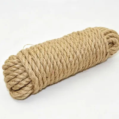 Jute-Tauwerk 10 mm x 10 m, Heavy Duty, Braun