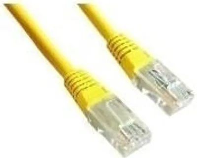 Produktbild von gembird CAT5e UTP-Patchkabel, gelb, 1 m
