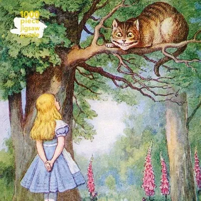 Produktbild von Adult Sustainable Jigsaw Puzzle Alice and the Cheshire Cat