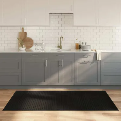 Obrázek produktu pro vidaXL Koberec obdélníkový černý 100x200 cm Bamboo