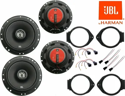 Produktbild von JBL 621 2 Wege Komplett Lautsprecher Einbau Set Tür vorn hinten passend für Opel Astra J ab 2009 350 Watt