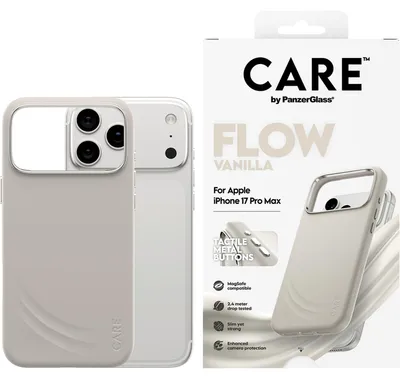 Immagine prodotto di Custodia CARE by PanzerGlass FLOW MagSafe per iPhone 17 Pro Max - beige