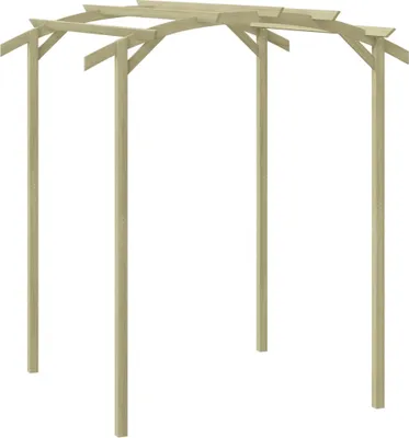 Zdjęcie produktu dla vidaXL Pergola ogrodowa z impregnowanego drewna sosnowego 180x197x210 cm