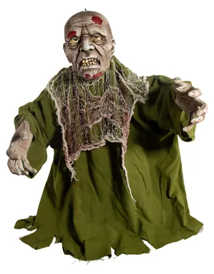 Produktbild von Verrotteter Zombie Groundbreaker mit Bewegung, Licht und Ton 60 cm, KI-generiertes Bild