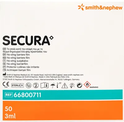 Zdjęcie produktu dla Secura niedrażniący aplikator do ochrony skóry 50X3 ml