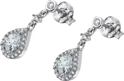 Produktbild von LOTUS Silver Zirkonia Ohrstecker 925er Silber Ohrringe Tropfen Damen JLP1592-4-1