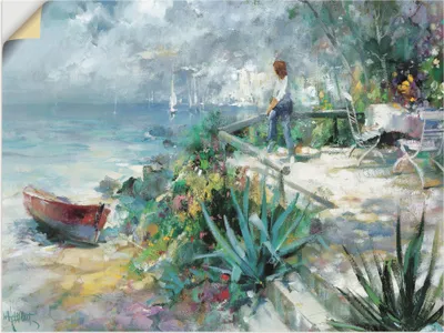 Produktbild von ARTland Wandbild, selbstklebend Hoffnung am Horizont Größe: 80x60 cm