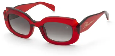 Produktbild von Blumarine SBM890 Rosso trasparente lucido 51/22/140 Damen Sonnenbrillen