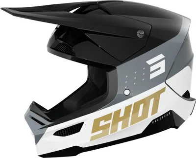 Immagine prodotto di Casco da motocross Shot Furious League, nero/grigio/bianco, M (57/58)