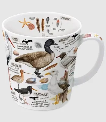 Produktbild von Kaffeebecher Küstenvögel, Kaffeetasse Tassen Teetassen Kaffeepott Henkelbecher Vogel
