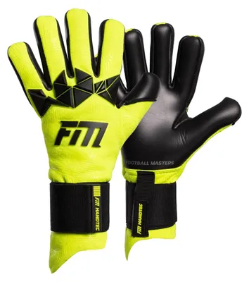 Productafbeelding van Football Masters Invictus X PRO yellow keepershandschoenen maat 8