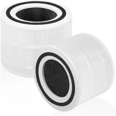 Produktbild von Luftfilter, für Levoit Core 300 Luftreiniger - Kombinationsfilter: Nylon-Vorfilter + HEPA-Hochleistungsfilter + Aktivkohlefilter