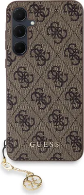 Produktbild von Guess GUHCSA35GF4GBR A35 A356 braun hardcase 4G Charms Collection Schutzhülle