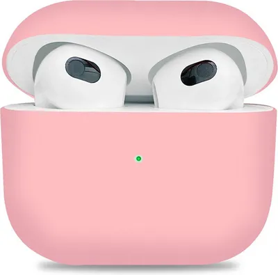 Immagine prodotto di Custodia per Airpods – Custodia in silicone protettiva – Compatibile con Apple AirPods – Compatibile con AirPods 3 – Rosa
