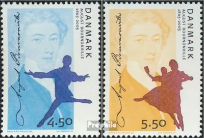 Produktbild von Briefmarken Dänemark 2005 Mi 1403-1404 (kompl.Ausg.) postfrisch Bournonville