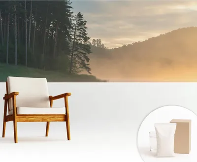 Produktbild von Fototapete - 250x104 cm - Tapete - Wandtapete - Wandbilder - Dekofolie - Tapete Folie - Wand - Dekoration - Wohnzimmer - Nebliger Morgen