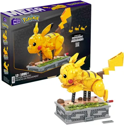 Produktbild von MEGA Pokémon Motion Pikachu bewegliches Bauset