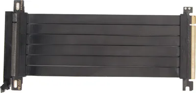 Zdjęcie produktu dla Przedłużacz PCIE 3.0 X16 Riser Kabel o wysokim stopniu ekranowania Własność 180-stopniowy elastyczny przedłużacz PCIE 3.0 do karty graficznej Czarny 50cm/19.7in