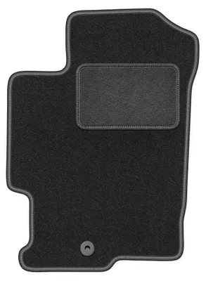 Produktbild von Fahrermatte Velours für Mazda 6 I GG / GY 2002-2007 (Kombi/Limousine/Liftback) – 1-tlg, Graphit, passgenau – Wielganizator LUX