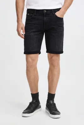 Immagine prodotto di Blend BHGrilitsch: Pantaloncini jeans da uomo, modello shorts, in denim, con tasche a 5, in misto cotone, vestibilità regular, Immagine generata dall'IA