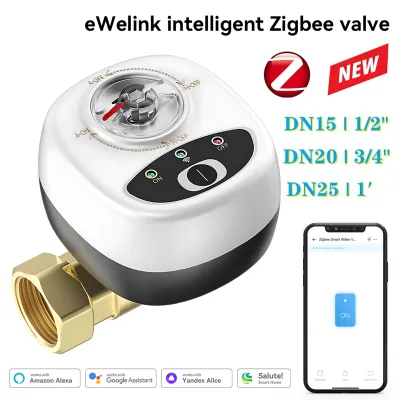Obrázok produktu pre Vodný ventil IP65 Vodotesný APP ovládanie Časovo riadená automatizácia Integrácia hlasového ovládania Vodný ventil WiFi