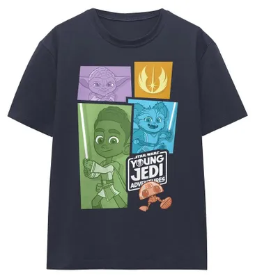 Immagine prodotto di Star Wars: Young Jedi Adventures - Maglietta da donna TV34546 (L) (blu navy)
