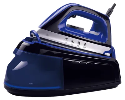 Produktbild von Dampfbügeleisen - Handliches Bügelgerät - 2400 W - 1-l-Wassertank - Keramik-Antihaftsohle - 220 V - EU-Stecker