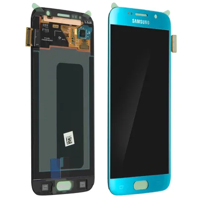Produktbild von Samsung, Ersatzteil LCD-Display mit Touchscreen für Samsung Galaxy S6, Blau