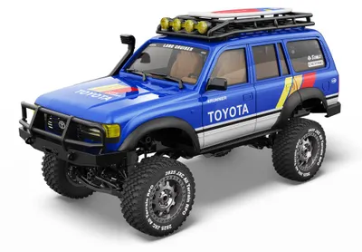 Produktbild von JXC C5826 RC Geländewagen 1:12 4WD Cruiser LC80 RTR, 2,4GHz Rock Crawler, 2-Gang Getriebe, mit LED Licht, Öldruckdämpfer, Farbe: Blau