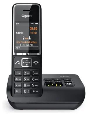 Produktbild von Duo dect schnurlostelefon schwarz Gigaset GIGACOMFORT550A