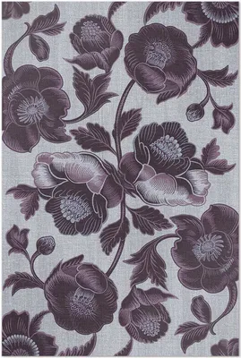 Produktbild von Subtile Vintage-Blumen – Vinylteppich – 60x90 cm – Indoor Teppich – Flur – Pflegeleicht – Modern