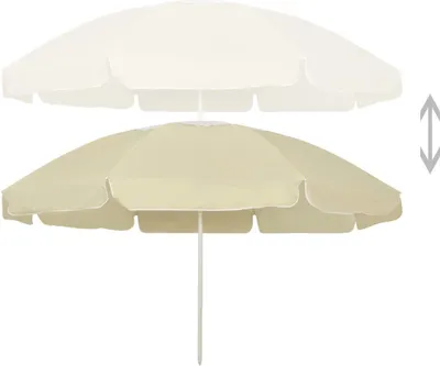 Produktbild von vidaXL Strandschirm Sandgelb 240 cm