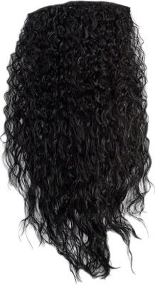 Produktbild von WIG ME UP Haarteil Halbperücke 7 Clips Locken Schwarz H9311-1