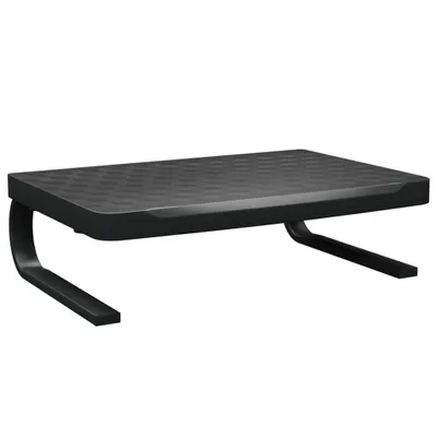 Zdjęcie produktu dla vidaXL Podstawka pod monitor czarna 37x28x11,5 cm