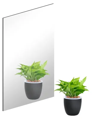Immagine prodotto di Specchio da parete senza cornice - Vetro - 30 x 21 cm - Autoadesivo - Alta definizione