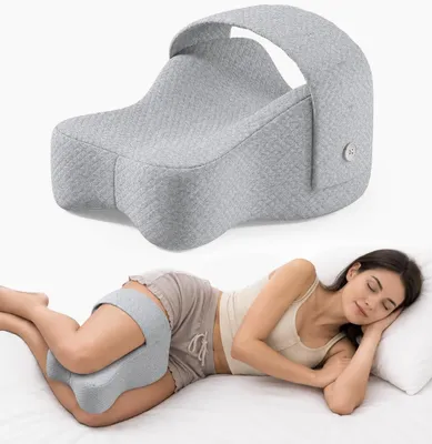 Produktbild von Ergonomisches Kniekissen für Seitenschläfer mit abnehmbarem Bezug