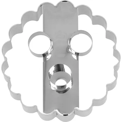 Immagine prodotto di Linzer a 3 fori 10cm XXL bifacciale