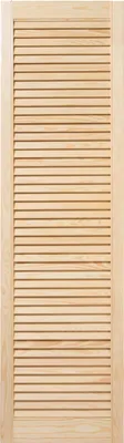 Produktbild von ben+camilla.com Lamellentür Kiefer-Massivholz, 140,6 cm Höhe x 39,4 cm Breite x 2,1 cm Stärke, offene Lamellen, naturbelassen, Unikat, DIY Basis, Landhausstil, Skandinavisch, Shabby Chic – für Schrank, Fenster, Möbel innen