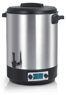 Immagine prodotto di Sterilizzatore vasetti elettrico serbatoio in acciaio inox con rubinetto schermo lcd e timer 45l 2500w Kitchen chef KCPST45XXL.LCD