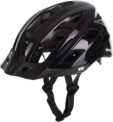 Produktbild von Oxford Metro-V Fahrradhelm – E-Bike-Helm mit LED-Rücklicht – Schwarz – Fatbike-Helm – EN1078 – Größe S/M – Kopfumfang 52–59 cm
