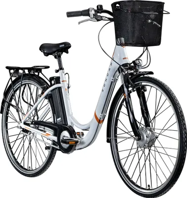 Produktbild von Zündapp Z517 E Bike Damenfahrrad 28 Zoll weiß/orange