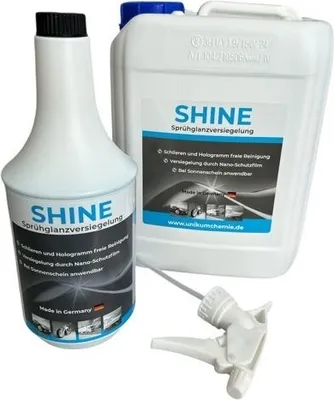 Produktbild von Unikum SHINE Sprühglanzversiegelung SET 5 Liter + 1 Liter Sprühflasche