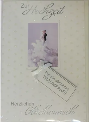 Produktbild von Glückwunschkarte - Zur Hochzeit 5567-033 Hochzeitskarte