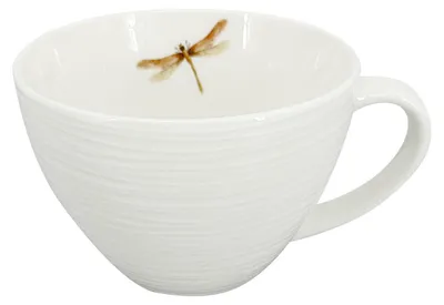 Produktbild von Porzellan Croft Libelle 400ml, grün/braun